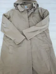 プーマ ベージュ色 フード ロング コート M