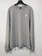 ナイキ グレー クラブ フレンチ テリー クルー スウェット Lサイズ