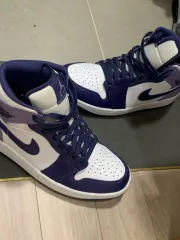 ジョーダン1ミッド パープル COLOR (状態 傷なし 良し)