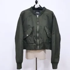 ZARA クロップド MA-1ジャケット