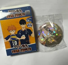 ハイキュー 烏野高校 缶バッジ 月島 蛍 K