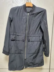 ラコステ ブラック ブルゾン ロング ジャケット
