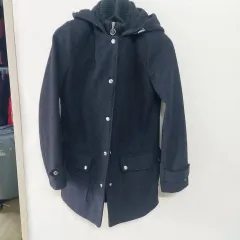 トミーヒルフィガー フード ウール コート