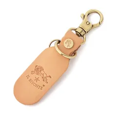 新品 [IL BISONTE (イルビゾンテ)] キーリング キーホルダー レザー 本革 牛革 レディース メンズ ユニセックス ヌメ