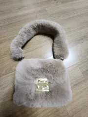 ファーハンドバッグ トートバッグ ファーバッグ