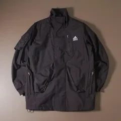 adidas アディダス ダークブラウン ウィンドブレーカー