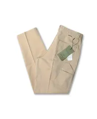 インコテックス Incotex コットン ベージュ ルーズ フィット ウォーク パンツ ワークウェア