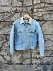 70s Lee ヴィンテージ ストームライダージャケット HARD FADING ウェスタン デニム トラッカージャケット