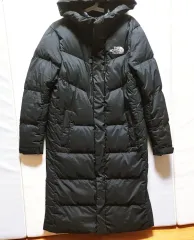 M THE NORTH FACE ザノースフェイス エクスプローリング ダウンジャケット ロング丈 ブラック 1464