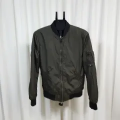 ZARA メンズ 裏地キルティング MA-1ジャケット 105