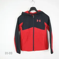 3243 UNDER ARMOUR アンダーアーマー キッズ 裏起毛パーカー ジップアップ YSM