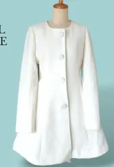 CECIL McBEE セシルマクビー 白 コート スナ系 GRL 量産型 日本ブランド