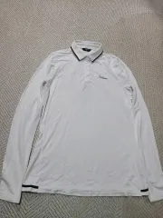 M)タイトリスト 長袖 ゴルフ Tシャツ 白