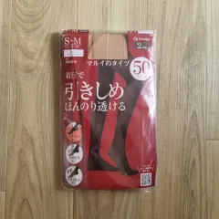 日本輸入 Fukuske フクスケ版Tシャツタイツ 50デニール 2足まとめ