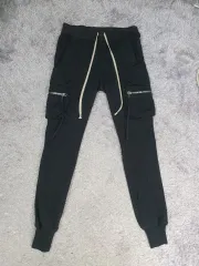 リックオウエンス カーゴ ジョガー パンツ ブラック