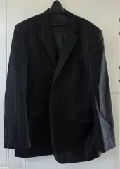 ブラック ストライプ スーツ