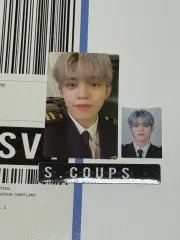 SEVENTEEN(セブンティーン・セブチ) パイロットジャンパーSEVENTEEN 2020 メンバーシップキット エスクプス(S.COUPS・スンチョル) トレカ 証明写真 ステッカー