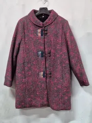 ヴィンテージスタイル レディースキルティング ロングコート 100