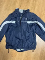 チャンピオン ヴィンテージ ネイビー ウィンドブレーカー