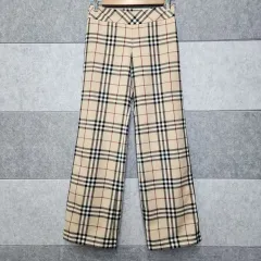 バーバリー チルドレン RUN ウール混 ワイド パンツ (サイズ 24)