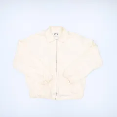 XL ザラ メンズ 白 ブルゾン ジャケット 0120J