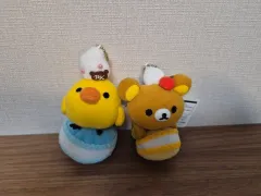 日本正規品) リラックマ キーイロイトリ マカロンキーホルダー