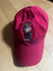 ポロ ラルフローレン クマ ドール ベースボールキャップ レッド