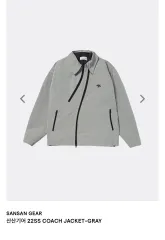 SAN SAN GEAR サンサンギアー 22ss コーチ ジャケット グレー