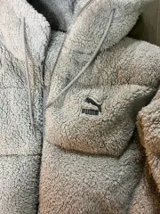 プーマ ボア フリース ジップアップ ジャケット L