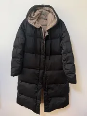 ZARA ザラ リバーシブル 両面 レディース ブラック ダウンジャケット ロング丈 S