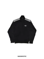 アディダス シルバー シルク 3本線 トレーナー ブラック ジャージ