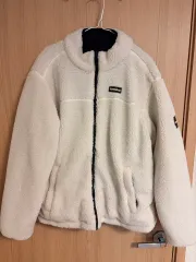 (断捨離) Egotistical 白 フリース リバーシブル