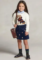 ポロラルフローレン 女の子 犬 ニット 7歳