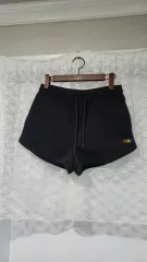 MSGM ブラック 起毛 ハーフパンツ