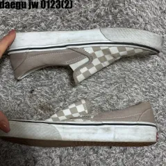 VANS スリッポン チェッカーボード スニーカー 235 シューズ