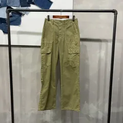 (24インチ) ザラ ZARA レディース ストリート カーペンター コットン カーゴパンツ ズボン