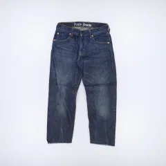 W28 リーバイス レディース 523 ヴィンテージ インディゴデニム ウォッシュ デニム パンツ 0112J