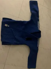 アディダス 青 柔道着 165