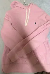 ポロ フードTシャツ m ピンク