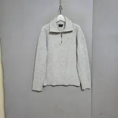 マッシモ ドゥッティ ジップアップ ウール ニット L n2632