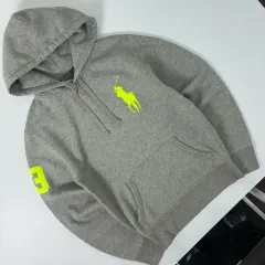 POLO ポロ ラルフローレン ビックポニー グレー フーディー