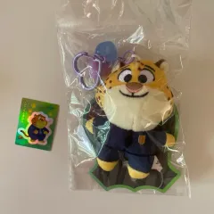 ズートピア ぬいぐるみ キーホルダー クロウザー 8cm ステッカー Disney 正規品 CU