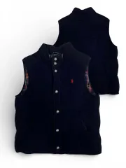 ポロ ラルフローレン ネイビー ダウン ベスト L(14-16)