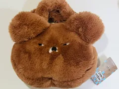 (新品) ワサビ クマ ブラウン 顔 バッグ