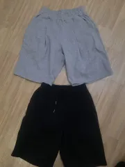 MUSINSA XERO スウェット バミューダパンツ ブラック/グレー S