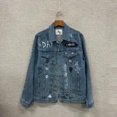 ヴィンテージ ペインティング ツーポケット デニム ジャケット 100 M09767