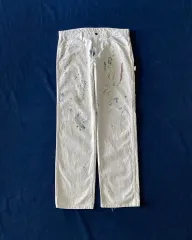 ディッキーズ 白 カーペンター ペインター ウォーク パンツ YC-032