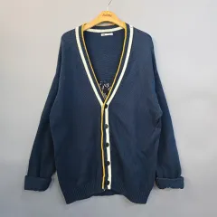 ZARA (ザラ) ディズニー ミッキー ニット カーディガン ネイビー L