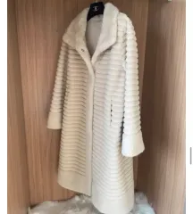 フェイクファー ロングコート