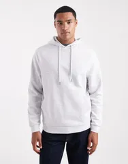 エイソス メンズ アウター パーカー・スウェット スキューバ パーカー ASOS DESIGN hoodie heather scubastyle fabric Gray Heather グレー